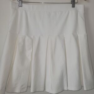 Fashion Nova White Skater Skirt